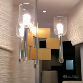 Lampada a sospensione G. Sciolari, Italia, anni'70