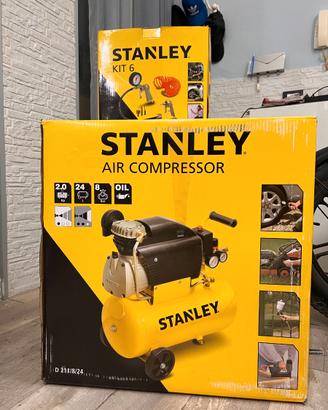 STANLEY D211 - Compressore 24 Litri + OMAGGIO