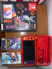 Nintendo Switch Oled Edizione Scarlatto & Violetto