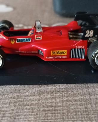 ferrari  126 c4 1984 pilota  R,Arnoux 1\43 vintage