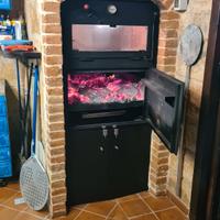 forno a legna mis. 81x103x170 kit teglie omaggio 