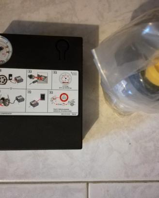 Compressore per gonfiaggio ruote, pompa benzina