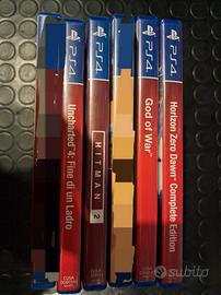 ps4 play station 4 lotto 4 giochi completi ottimi