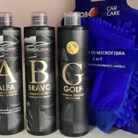 Kit pulizia auto detailing Italia 3 pezzi guanto o
