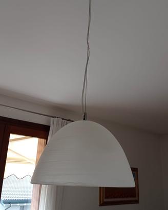 lampadario in vetro 