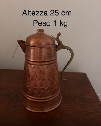 Caffettiera rame antico