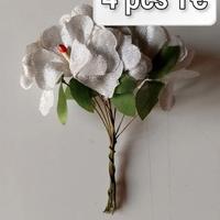 fiori finti argento per decorazione