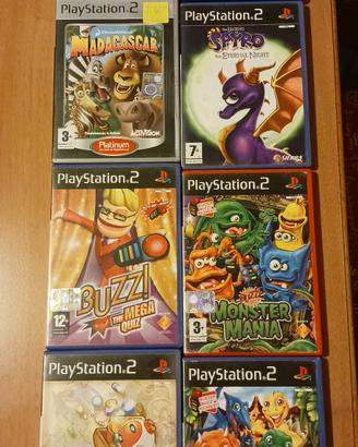 8 Giochi x PlayStation 2 Vari Titoli 