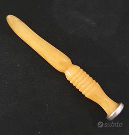 Pigino in ambra e argento