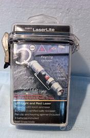 Torcia led con puntare laser