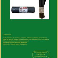 28 rotoli di sacchi per pattumiera 90x120