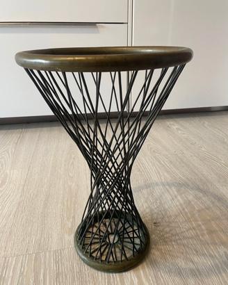 Cestino Vintage Ottone Intrecciato Art Deco’