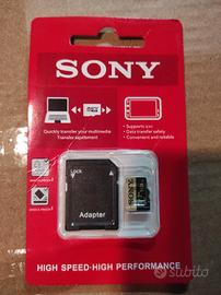 micro SD  SONY con adattatore   1 TB