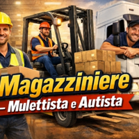 Magazziniere-Mulettista e Autista