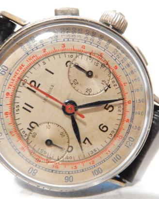 Cronografo tripulsante anni 40 Aureole Landeron 47