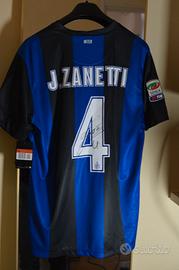 Maglia Inter Zanetti 4 AUTOGRAFATA NUOVA Taglia L