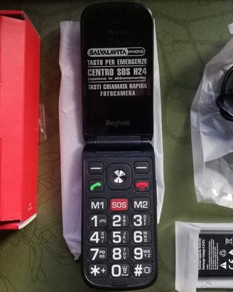 Cellulare SALVAVITA Beghelli per anziani NUOVO