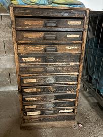 Cassettiera da tipografo