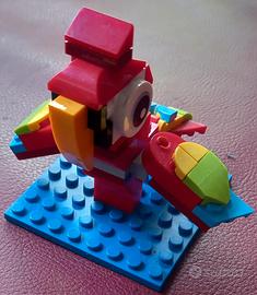 pappagallo di LEGO 