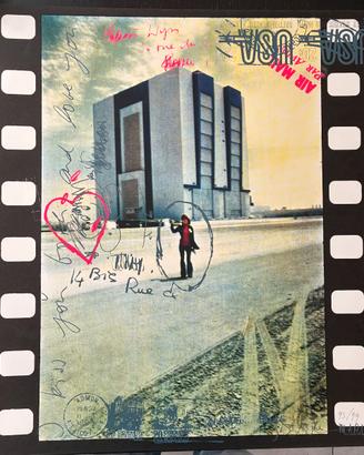 Mario Schifano Kisses and love  Serigrafia