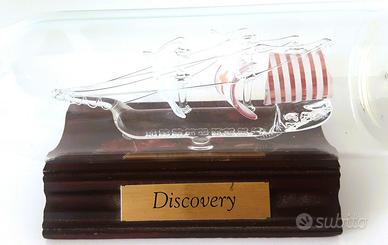 Veliero in bottiglia - Discovery - in vetro