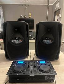 Console Gemini + 2 casse Cromo
