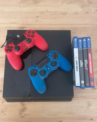Ps4 slim funzionante con 2 joypad