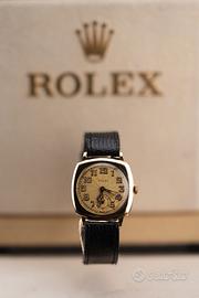 Rolex Art Déco Cushion – Quadrante guilloché
