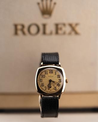 Rolex Art Déco Cushion – Quadrante guilloché
