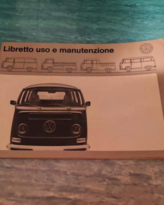 libretto uso manutenzione Volkswagen T2 anni '60 