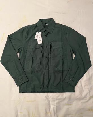 Overshirt Giacca Camicia C.P. Company Verde Scuro