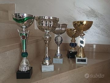 Coppe trofei con base marmo