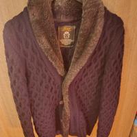 Maglione Blur Outstreet con bottoni stile cappotto