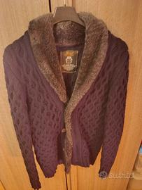 Maglione Blur Outstreet con bottoni stile cappotto