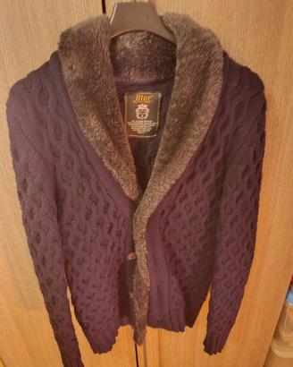 Maglione Blur Outstreet con bottoni stile cappotto