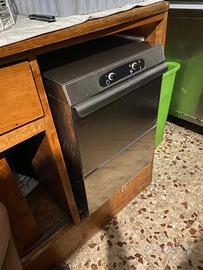 Lavabicchieri Professionale Inox Compatta da Banco