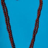 collana di corallo con chiusura di oro 