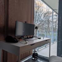 scrivania con cassetti 130x60