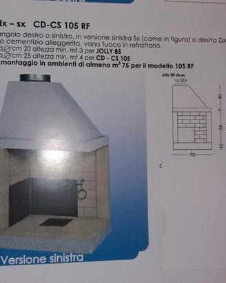 Caminetto prefabbricato