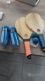 Racchette frescobol two46 con 6 palline