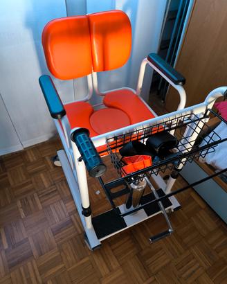 Sedia per disabili regolabile 