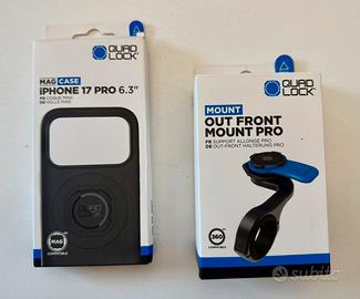 Quadlock cover iphone 17 pro e supporto bici