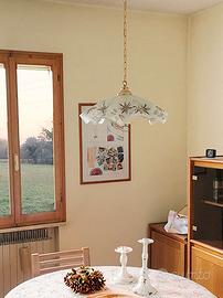 Lampadario vintage in cristallo