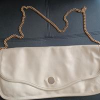 Borsa pelle panna vintage