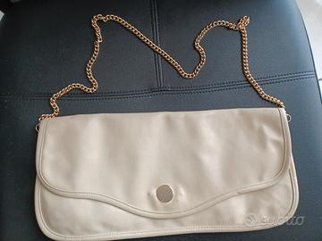Borsa pelle panna vintage