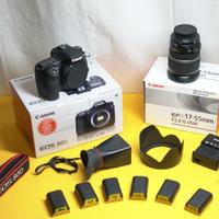 Canon EOS 80D + zoom 17-55 mm F2.8 + extra!