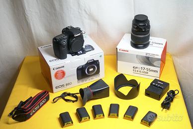 Canon EOS 80D + zoom 17-55 mm F2.8 + extra!