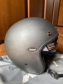 Casco Jet CGM grigio opaco