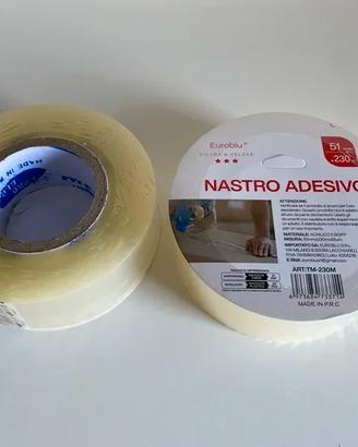 2 Rotoli Nastro Adesivo  Euroblu 51mX230M