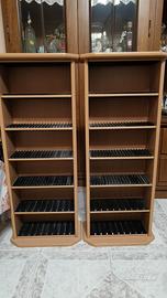 Coppia di mobili porta CD